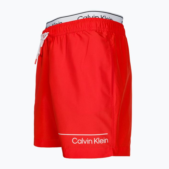 Мъжки къси панталони за плуване Calvin Klein Medium Double WB hot heat 3