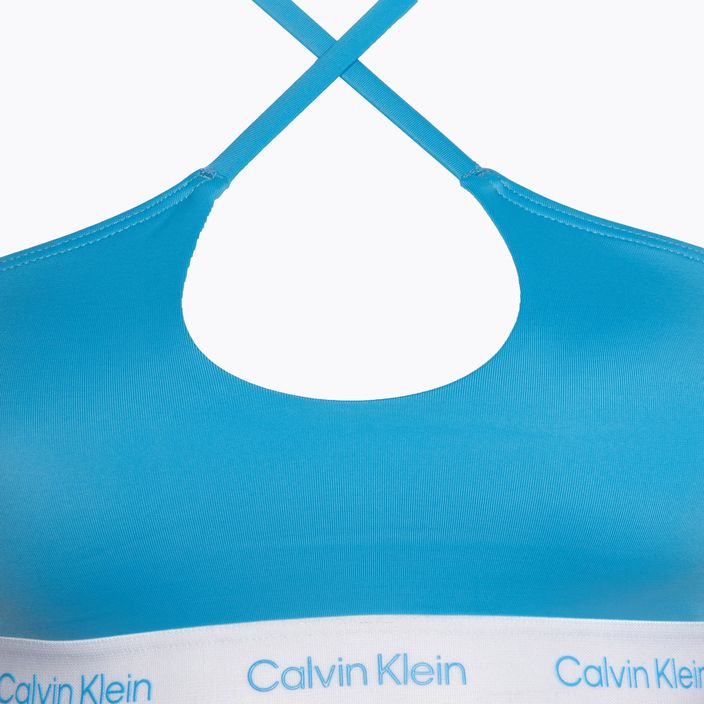 Calvin Klein Halter Bralette Горна част на бански костюм malibu blue 3
