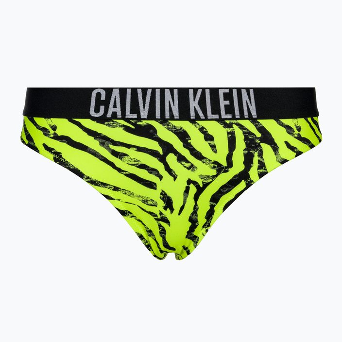 Calvin Klein Бикини Печат зебра citrust burst долнище на бански костюм