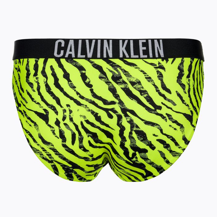 Calvin Klein Бикини Печат зебра citrust burst долнище на бански костюм 2