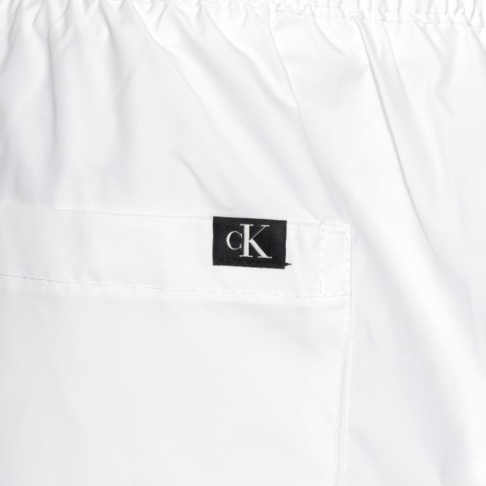 Мъжки бански шорти Calvin Klein Medium Drawstring classic white 4