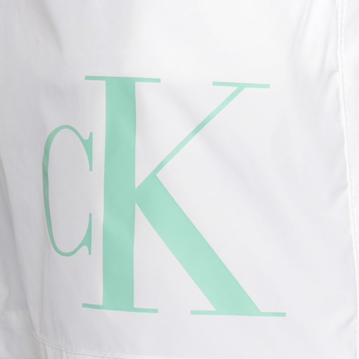 Мъжки бански шорти Calvin Klein Medium Drawstring classic white 5