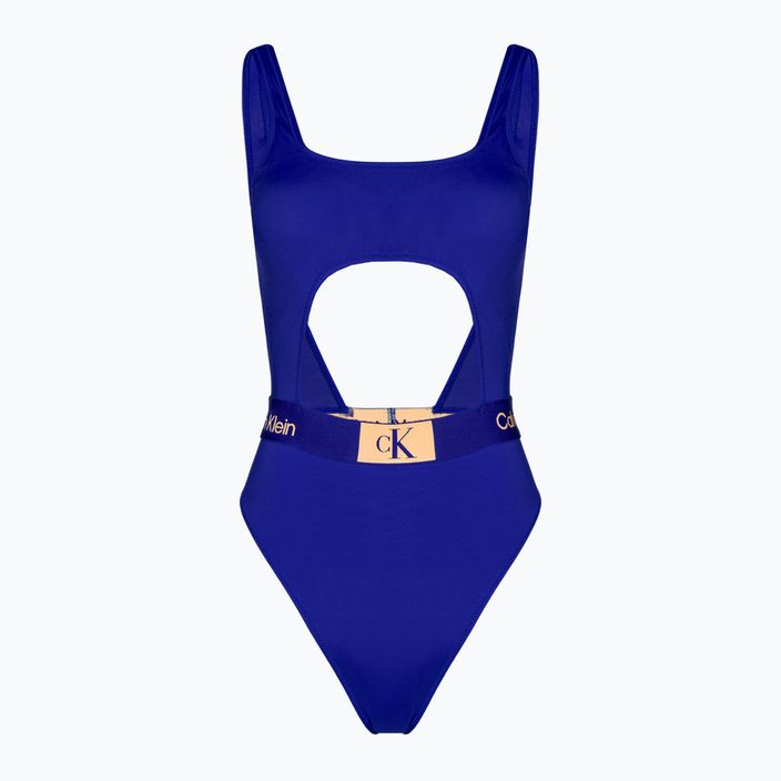 Дамски бански костюм Calvin Klein Cut Out One Piece-RP midnight lagoon