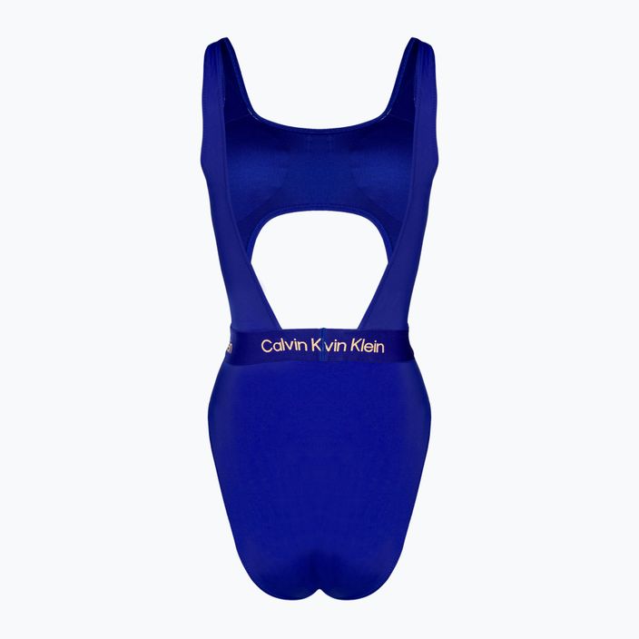 Дамски бански костюм Calvin Klein Cut Out One Piece-RP midnight lagoon 2