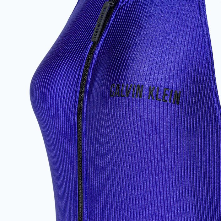 Дамски бански Calvin Klein Racerback One Piece Midnight Lagoon 3