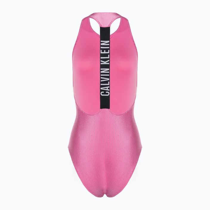 Дамски бански от една част Calvin Klein Racerback One Piece bold pink 2
