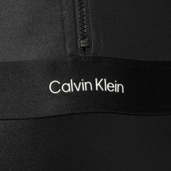 Дамски бански костюм Calvin Klein с дълъг ръкав Black 4