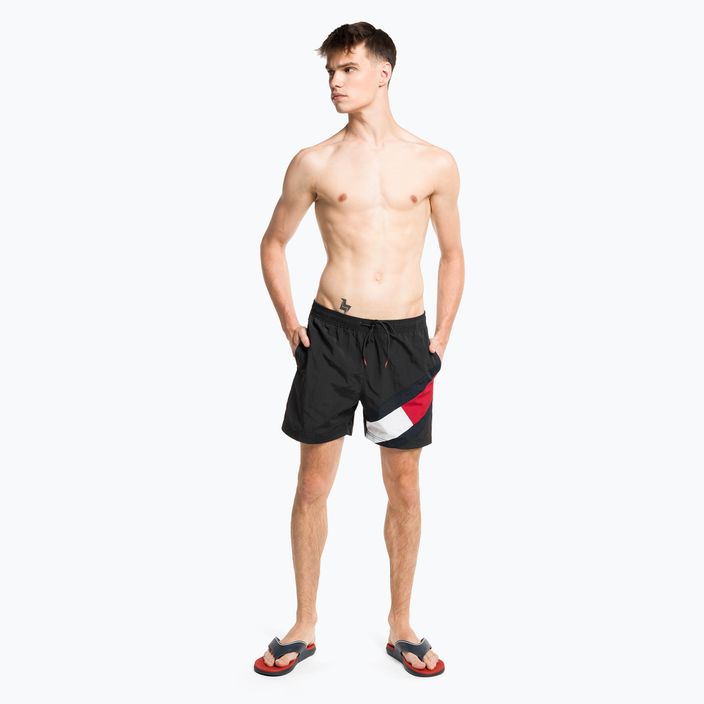 Мъжки къси панталони за плуване Tommy Hilfiger Sf Medium Drawstring black 5
