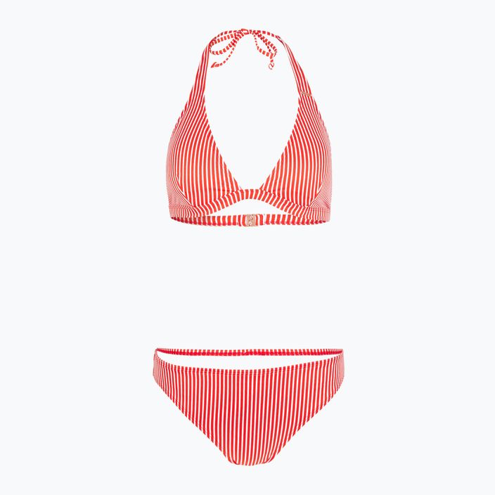Дамски бански костюм от две части O'Neill Marga Cruz Bikini red simple stripe
