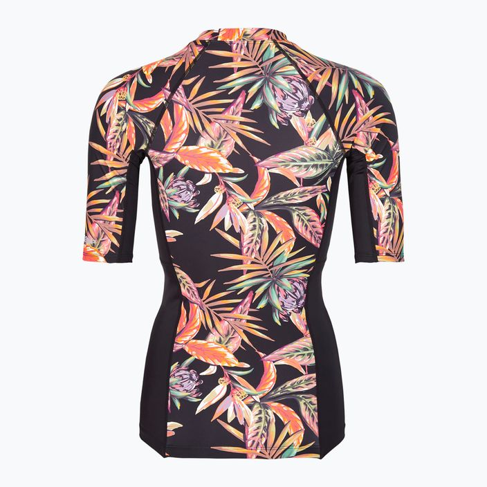 Дамска блуза за плуване O'Neill Anglet Skin SS black tropical flower 2