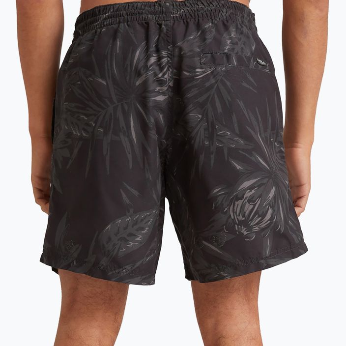 Мъжки къси панталони за плуване O'Neill Cali Floral 16'', черни, с цветя 4