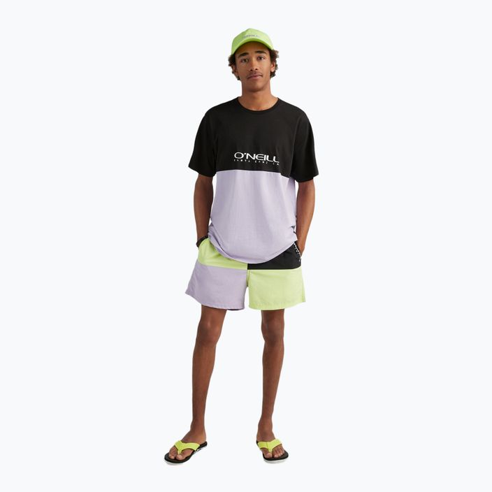 Мъжки къси панталони за плуване O'Neill Wilder Colorblock 16'' sunny lime color block 7