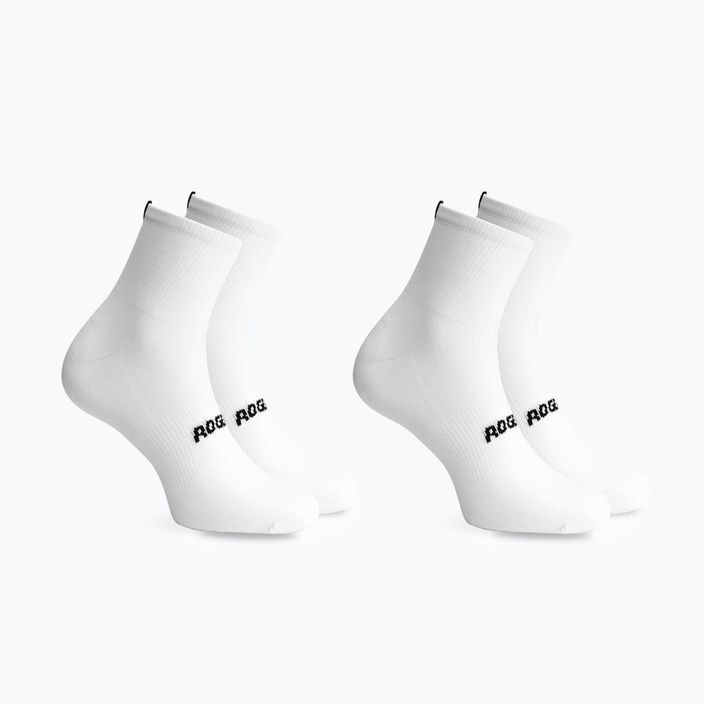 Rogelli Essential чорапи за колоездене 2 чифта бели