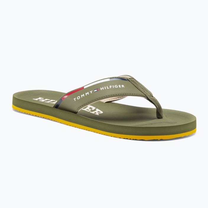 Мъжки Tommy Hilfiger Comfort Beach Sandal военнозелени джапанки