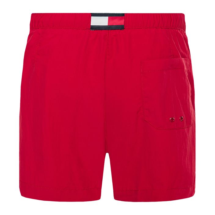 Мъжки къси панталони за плуване Tommy Hilfiger Medium Drawstring red 2