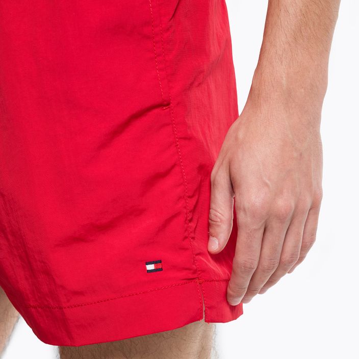 Мъжки къси панталони за плуване Tommy Hilfiger Medium Drawstring red 8