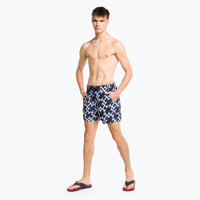 Мъжки къси панталони за плуване Tommy Hilfiger Sf Medium Drawstring Print blue 5