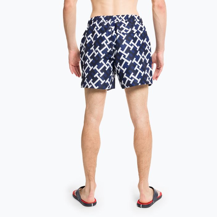 Мъжки къси панталони за плуване Tommy Hilfiger Sf Medium Drawstring Print blue 6