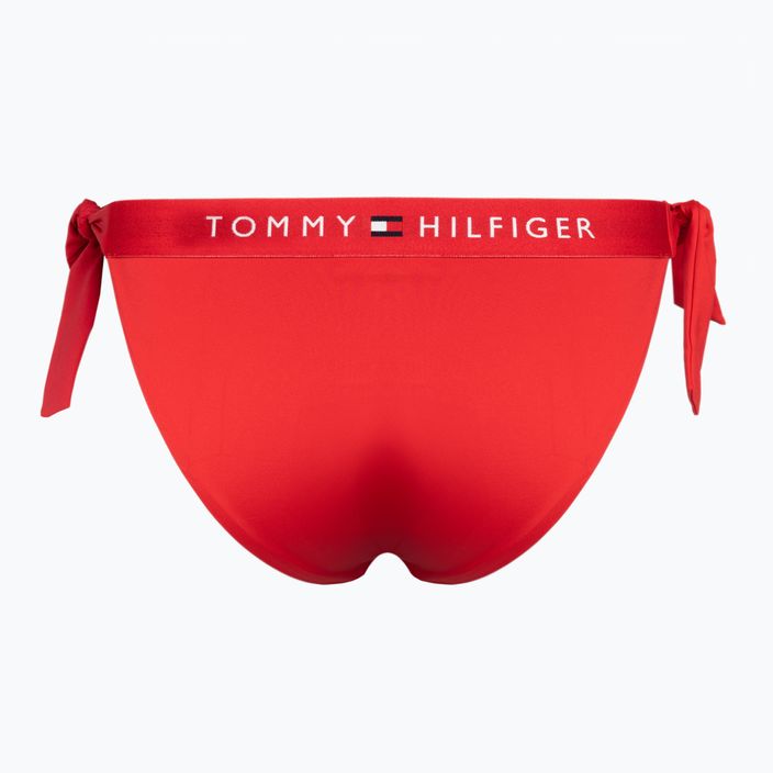 Tommy Hilfiger Side Tie Cheeky долнище на бански костюм червено 2