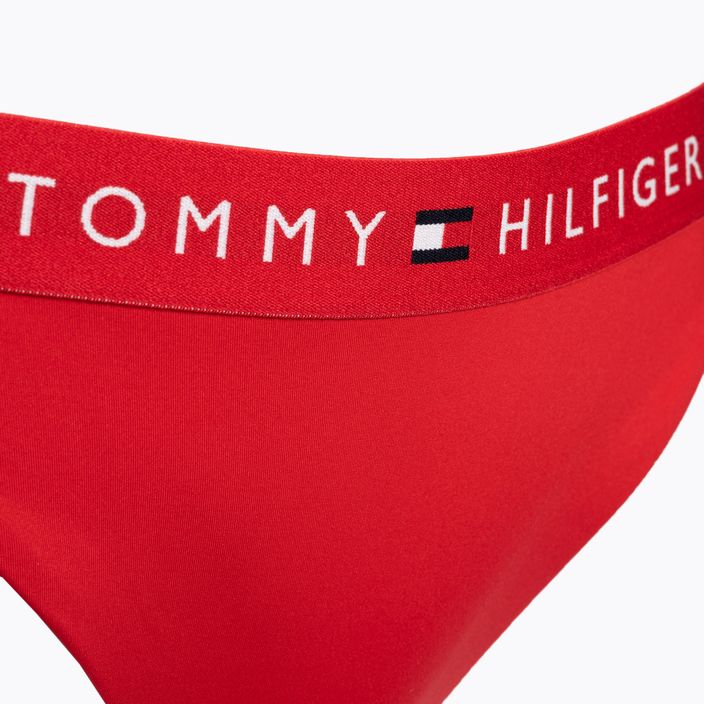 Tommy Hilfiger Side Tie Cheeky долнище на бански костюм червено 3