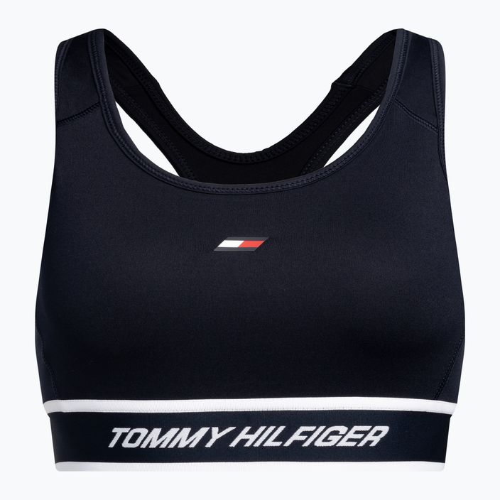Tommy Hilfiger Mid Int Tape Racer Back син фитнес сутиен 5