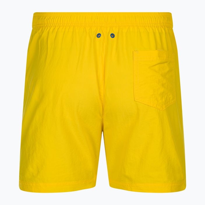 Мъжки къси панталони за плуване Tommy Jeans SF Medium Drawstring Side Tape vivid yellow 2