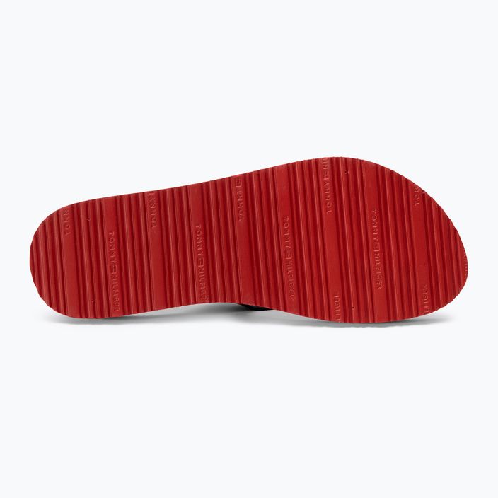 Tommy Hilfiger дамски джапанки Corporate Beach Sandal червено бяло синьо 4
