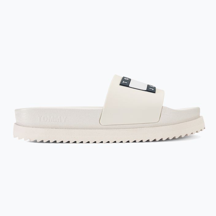 Tommy Jeans Women's Elevated Flatform Slide ecru джапанки 2