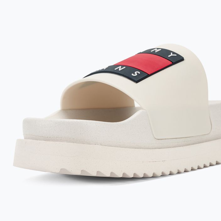 Tommy Jeans Women's Elevated Flatform Slide ecru джапанки 8