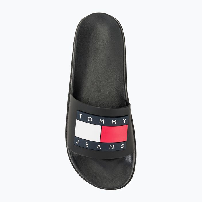 Tommy Jeans дамски Elevated Flatform Slide черен 6