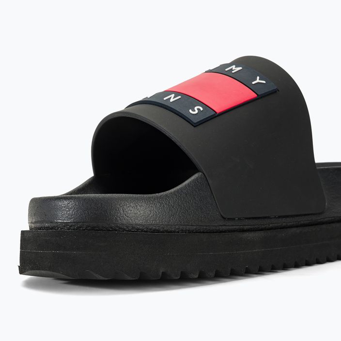 Tommy Jeans дамски Elevated Flatform Slide черен 8