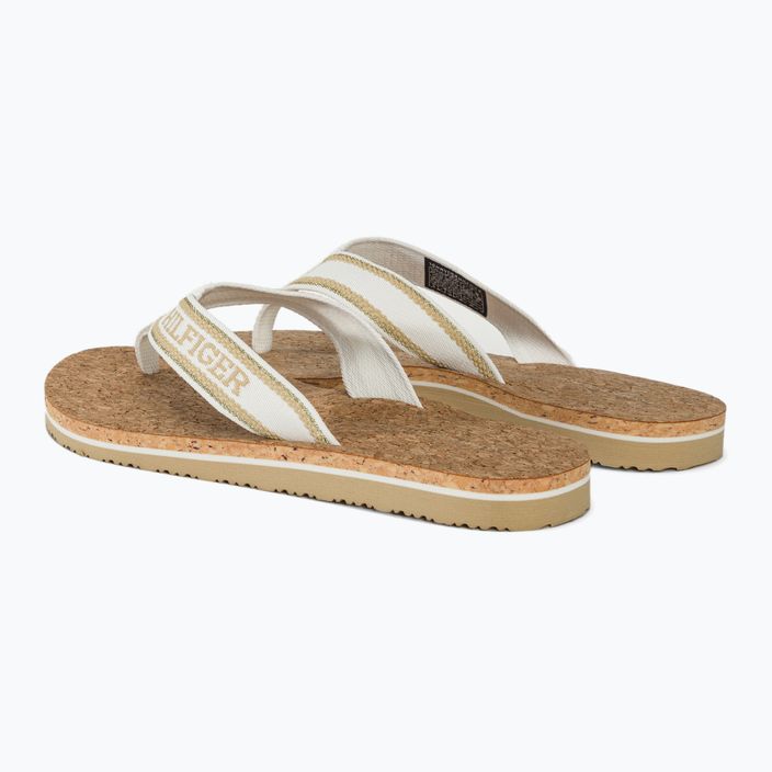 Tommy Hilfiger дамски плажен сандал Cork Beach Sandal harvest wheat джапанки 3