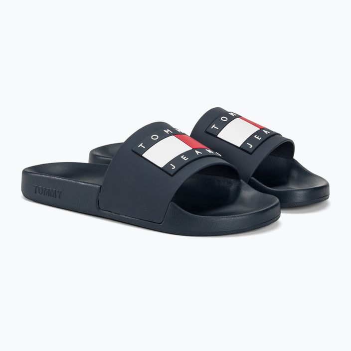 Tommy Jeans Women's Flag Pool Slide Ess dark night navy джапанки 4