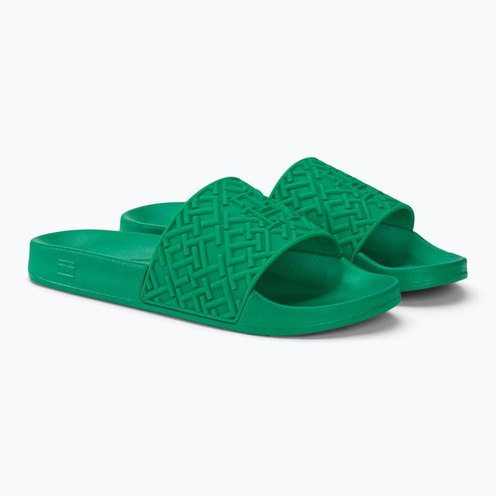 Tommy Hilfiger женски джапанки Monogram Pool Slide olympic green 4