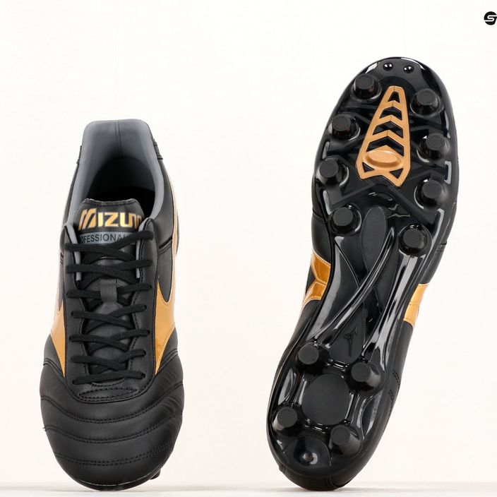 Мъжки футболни обувки Mizuno Morelia II PRO MD black/gold/dark shadow 15