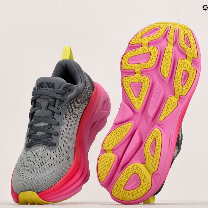 Дамски обувки за бягане HOKA Bondi 8 castlerock/strawberry 8