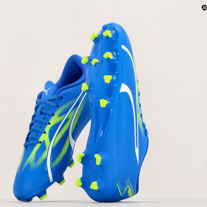 Детски футболни обувки PUMA Ultra Play FG/AG Jr ultra blue/puma white/pro green 15