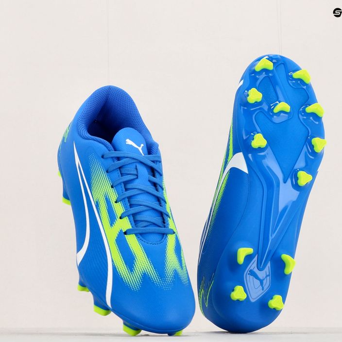 Мъжки футболни обувки PUMA Ultra Play FG/AG ultra blue/puma white/pro green 17