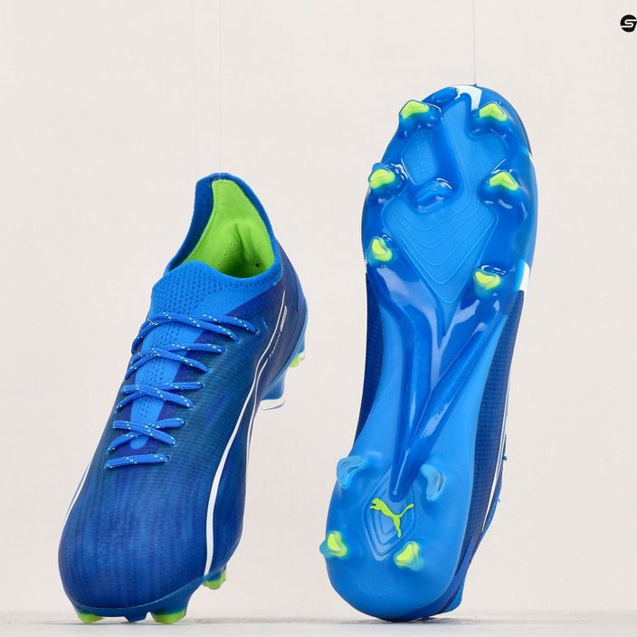 Мъжки футболни обувки PUMA Ultra Ultimate FG/AG ultra blue/puma white/pro green 18