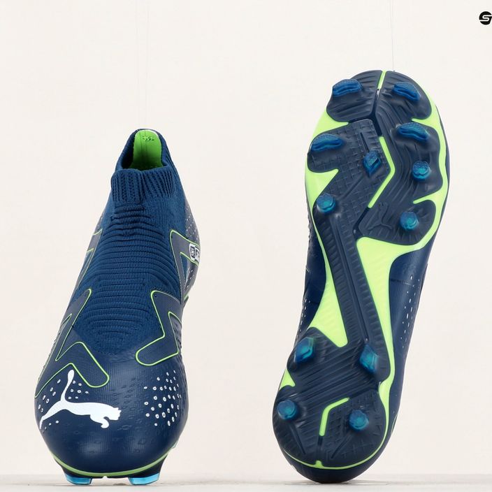 PUMA Future Match+ Ll FG/AG мъжки футболни обувки персийско синьо/пума бяло/про зелено 16
