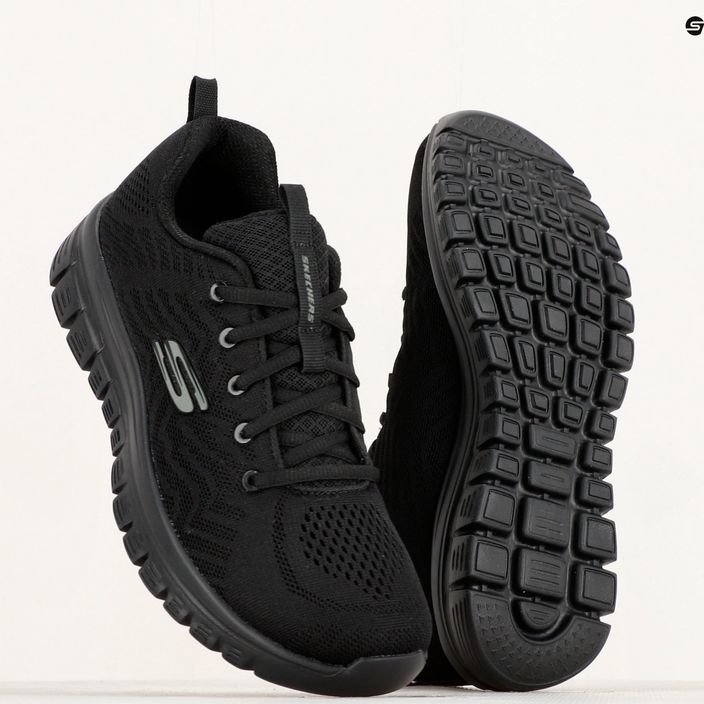 Дамски обувки за тренировка SKECHERS Graceful Свържете се с нас черно 13