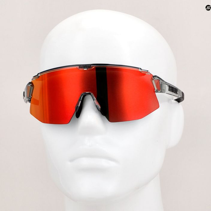 Bliz Breeze S3+S2 прозрачни тъмно сиви/кафяви червени мулти/оранжеви очила за колоездене 9