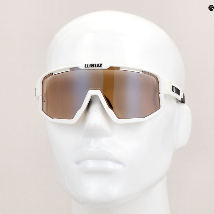 Очила за колоездене Bliz Fusion Nano Optics Photochromic S1-S3 matt white/brown multi 10