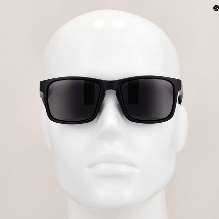 Слънчеви очила Bliz Luna матово черно/димящо сребърно огледало 8