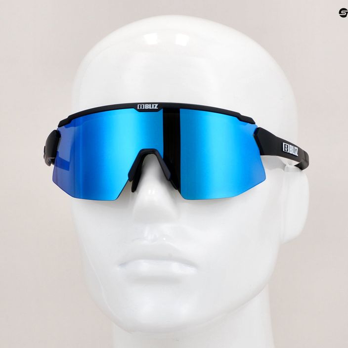 Bliz Breeze S3+S0 матови черни/кафяви сини мулти/прозрачни очила за колоездене 10