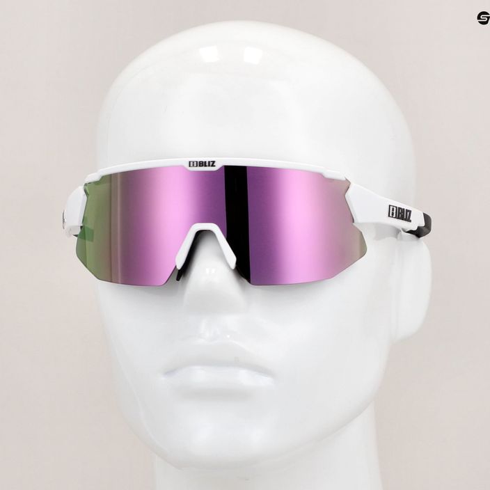 Очила за колоездене Bliz Breeze Small S3+S0 матови бели/кафяви розови мулти/прозрачни 9