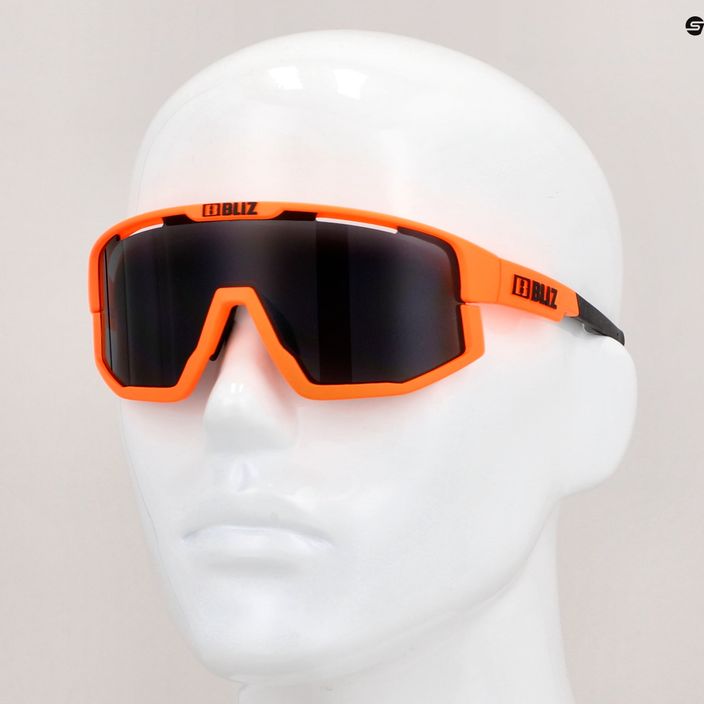 Очила за колоездене Bliz Fusion S3 matt neon orange/smoke 11