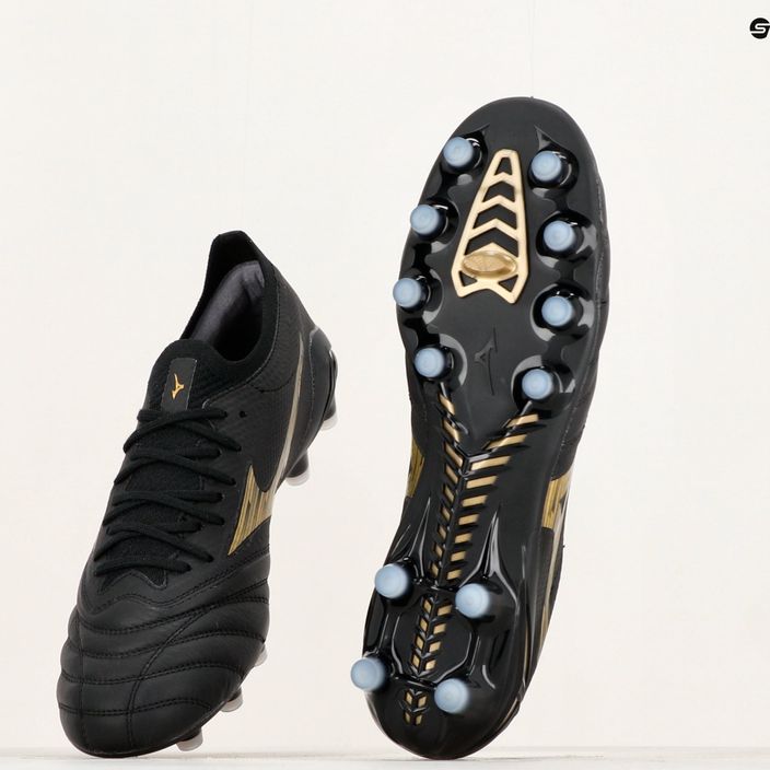 Мъжки футболни обувки Mizuno Morelia Neo IV Beta Elite MD black/gold/black 10
