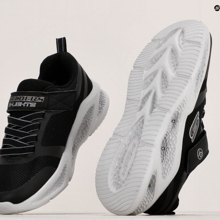 Детски обувки за обучение SKECHERS Skechers Meteor-Lights black/grey 15