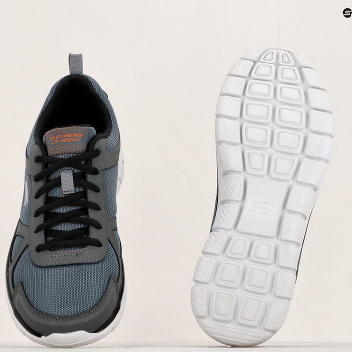 Мъжки обувки за тренировка SKECHERS Track Scrolic, въглен/черно 14